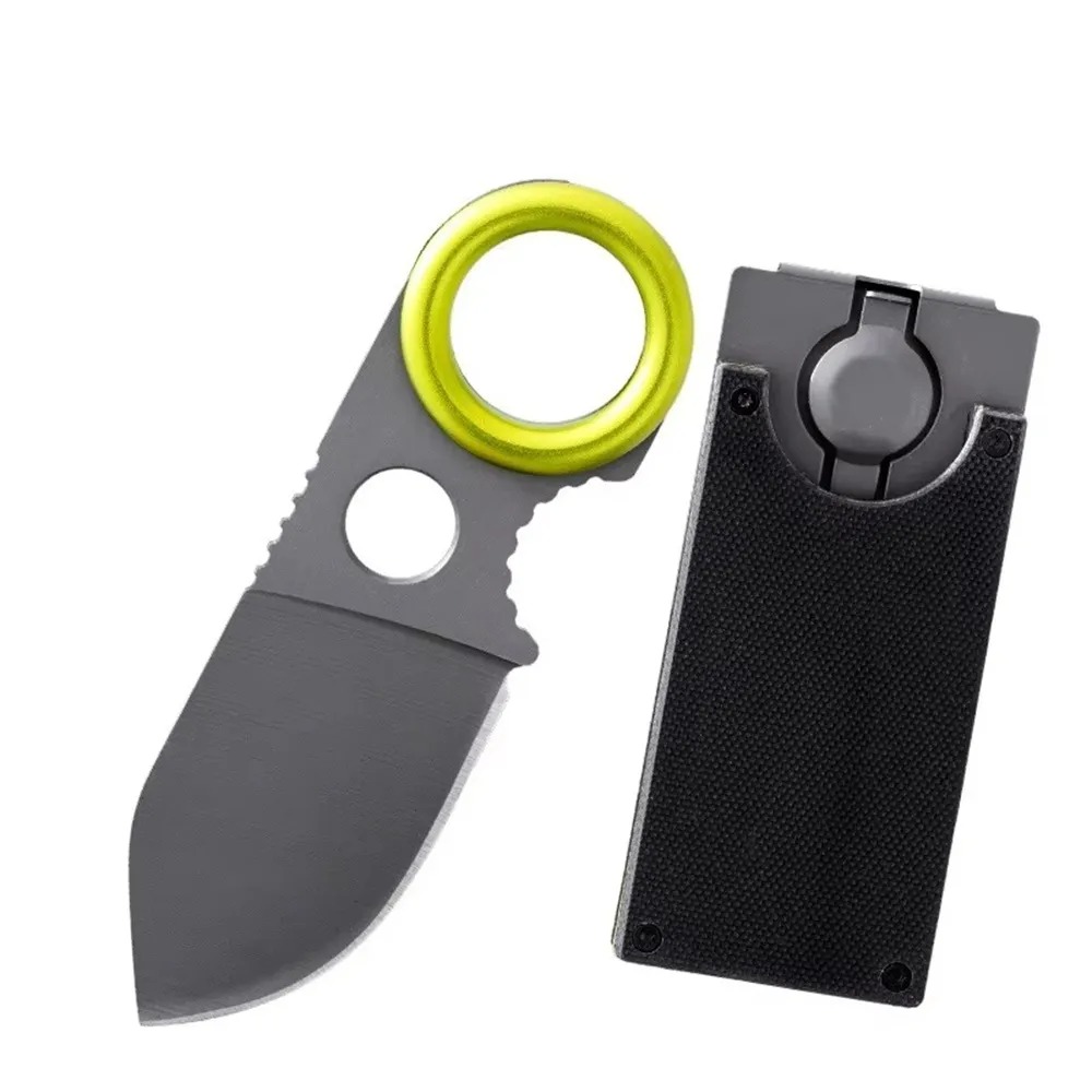 Mini EDC Ring Fixed Blade Knif - Edc Carry Fixed Blade ulasan dan harga