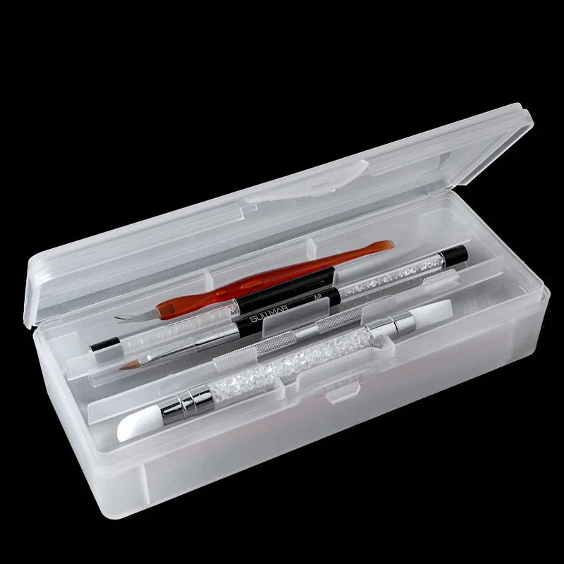 1Pc Rectangle Double-layer Nai - Nail File Titanium ulasan dan harga