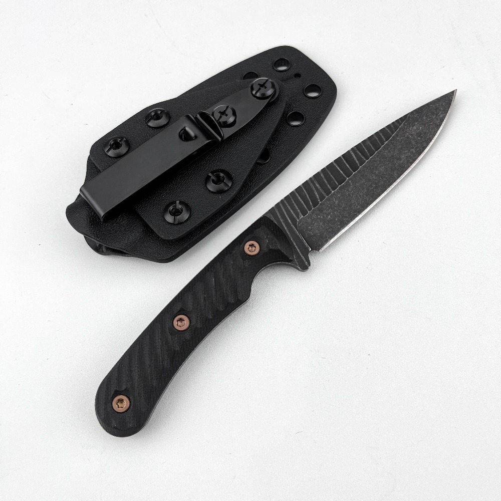 Full Tang Bushcraft Knife D2 B - Edc Carry Fixed Blade ulasan dan harga