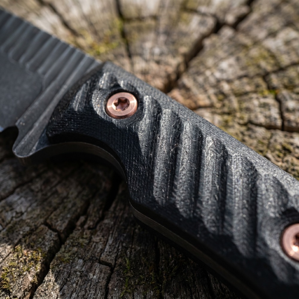 Full Tang Bushcraft Knife D2 B - Edc Carry Fixed Blade ulasan dan harga