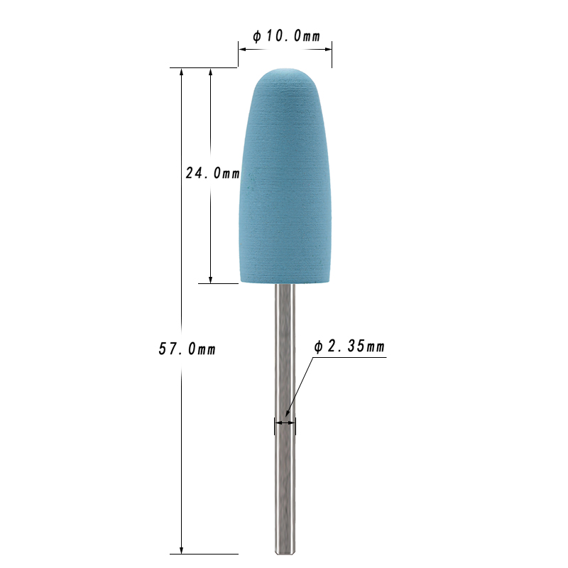 5Pcs/Set Silicone Nail Drill B - Nail File Titanium ulasan dan harga