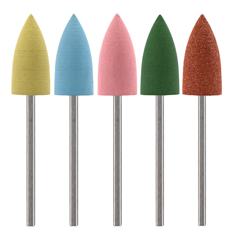 5Pcs/Set Silicone Nail Drill B - Nail File Titanium ulasan dan harga
