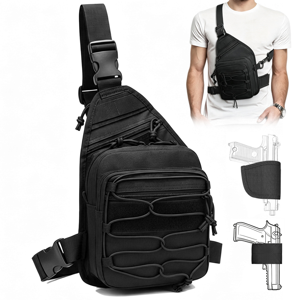 Tactical Pistol Gun Storage Ba - Edc Carry Gun ulasan dan harga