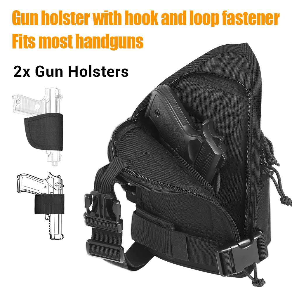 Tactical Pistol Gun Storage Ba - Edc Carry Gun ulasan dan harga