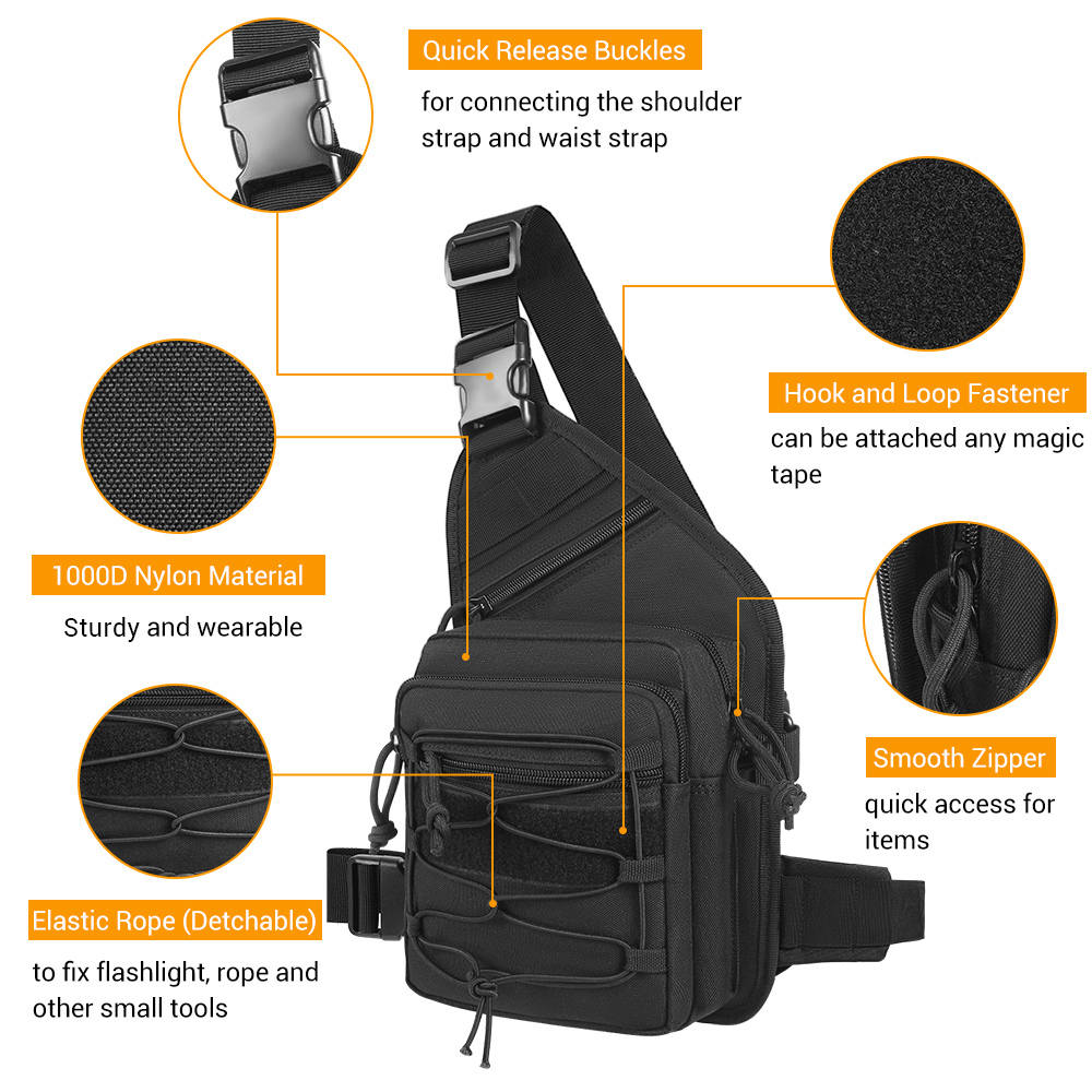 Tactical Pistol Gun Storage Ba - Edc Carry Gun ulasan dan harga