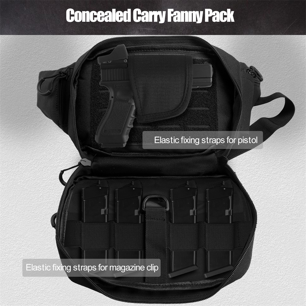 Tactical Pistol Gun Bag Concea - Edc Carry Gun ulasan dan harga