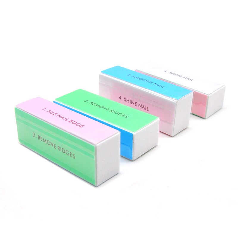 5pcs  Colorful Buffing Block 4 - Nail File Titanium ulasan dan harga