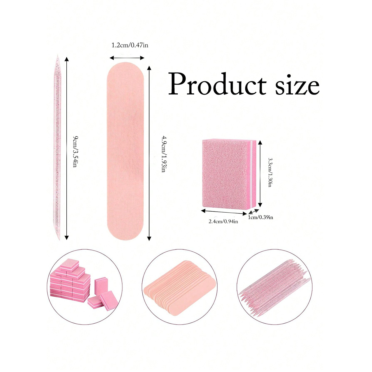 Manicure Kits, Individually Pa - Nail File Titanium ulasan dan harga