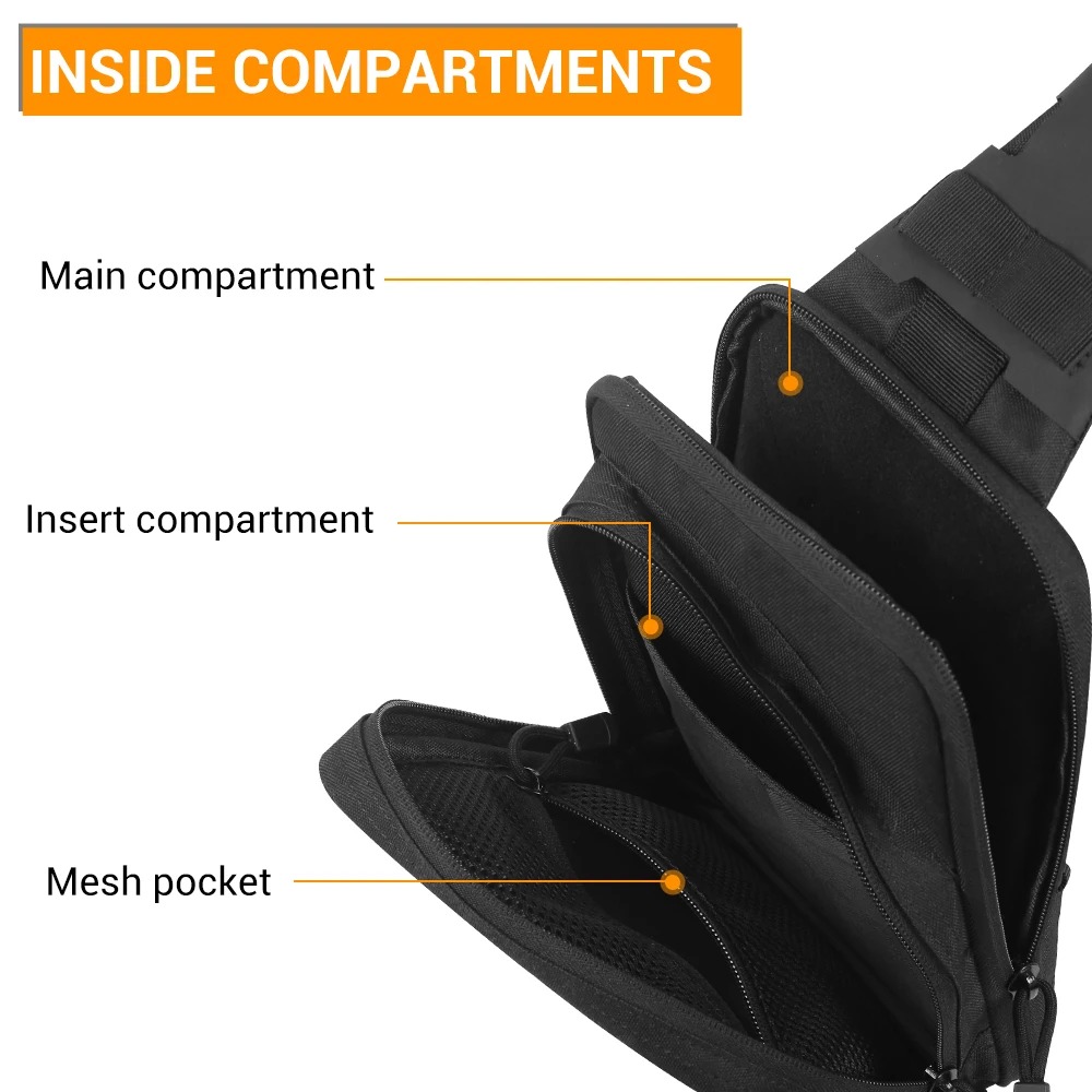 Tactical Pistol Gun Bag Concea - Appendix Carry Edc ulasan dan harga