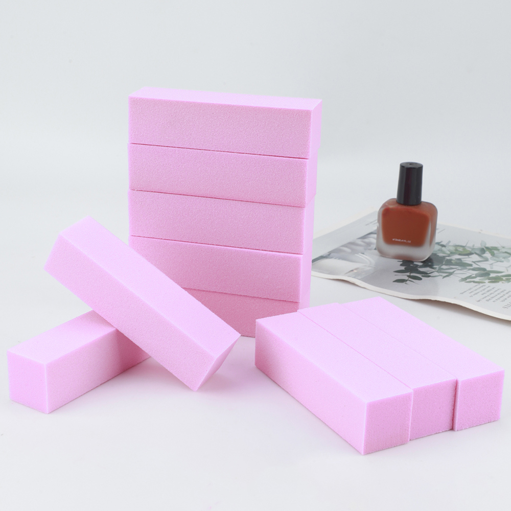 10Pcs Sponge Buffer Block Set  - Nail File Titanium ulasan dan harga