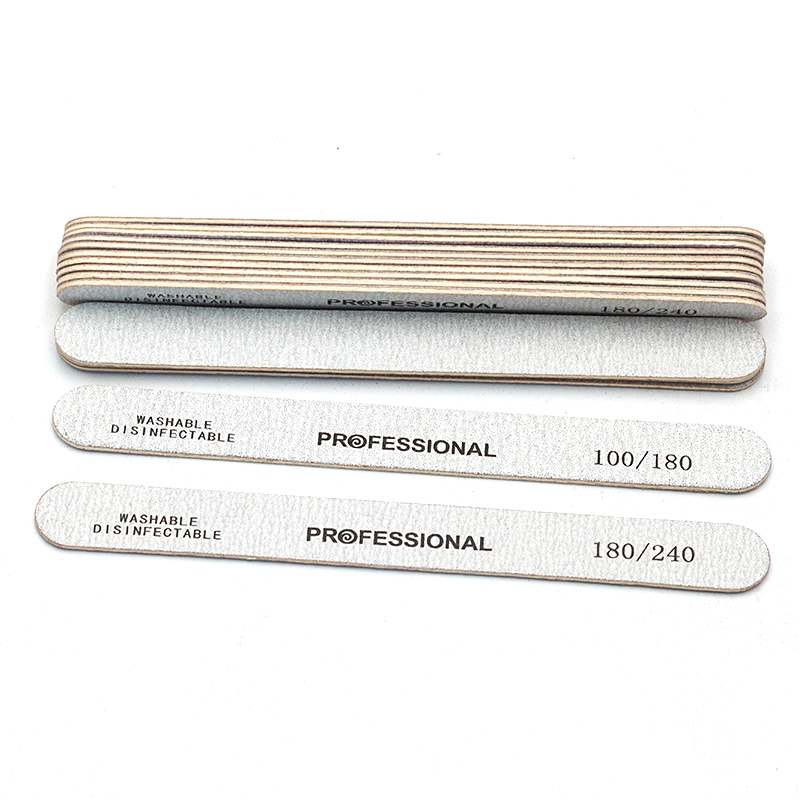 100pcs Wooden Nail File Profes - Nail File Titanium ulasan dan harga